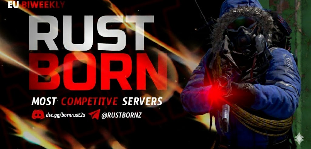 [EU] RustBorn - x2 | Vanilla | Solo Duo Trio Quad | Loot++
