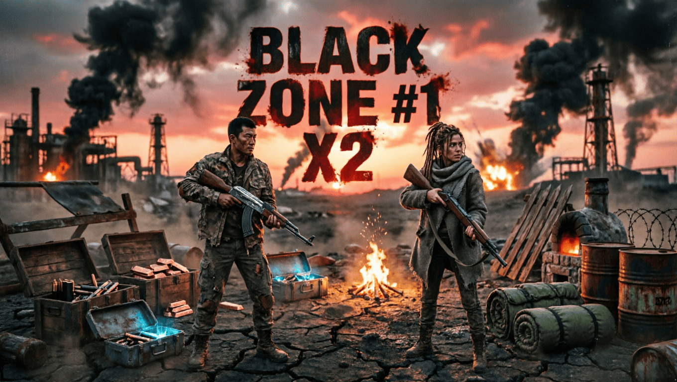 BLACK ZONE X2 | KITS | PVP | NOLIMIT | CLAN | EVENT |