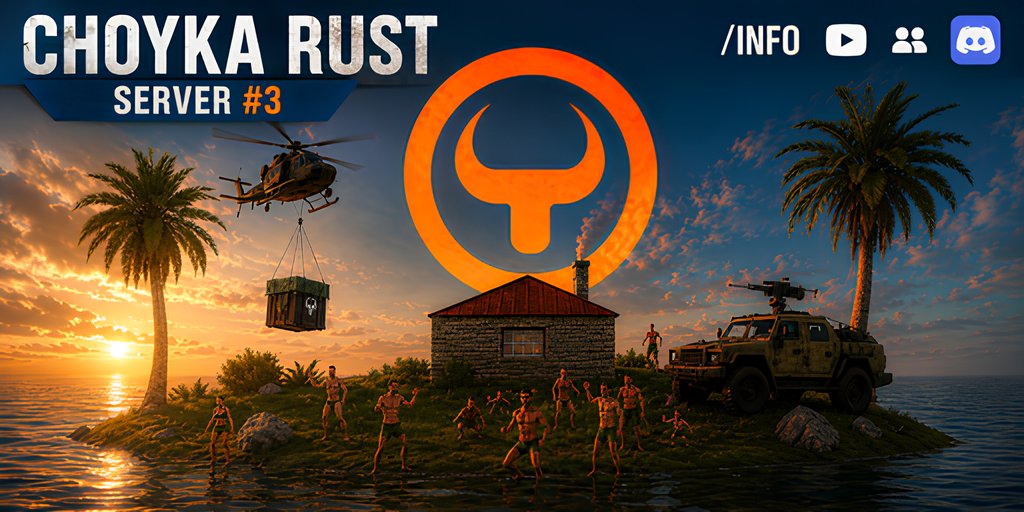 CHOYKA RUST №3[ONE GRID] [X2] SMALL MAP - FPS+YOU-TUBE 67 image
