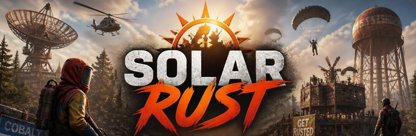 [RU] SOLAR RUST x2 Новичкам СЮДА! | Wipe 18.09 |
